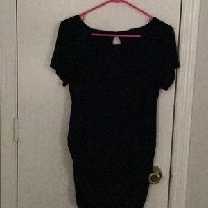 Motherhood maternity blouse with lace around the top size large color